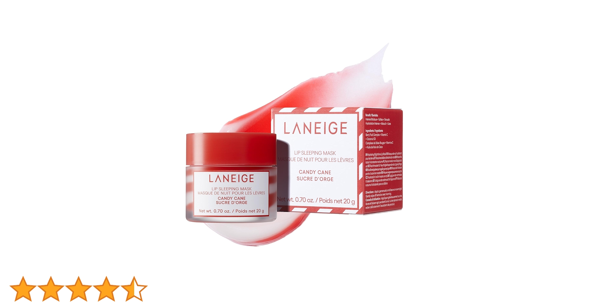 Amazon.co.jp: ラネージュ リップスリーピングマスク キャンディケイン